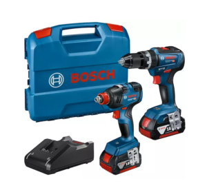 Combokit Bosch GDX 18V-200 + GSB 18V-55 + 2x 18V 4.0Ah + akulaadija GAL 18V-40