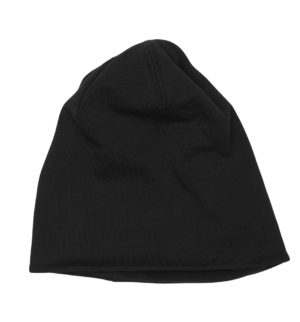 Kiivrialune puuvillane müts fliisvoodriga 1832, must