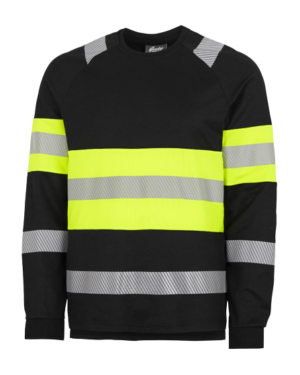 Gesto pikkade varrukatega T-särk Essential, klass 1, must/kollane