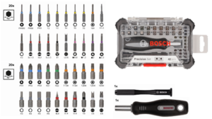 42 osaline kruvikeeraja otsikute komplekt Precision