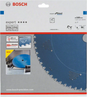 Bosch saeketas 160 x 20x 1,6mm Z30 Expert for Steel