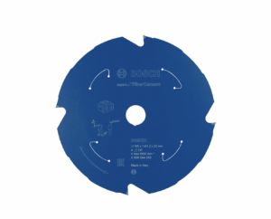 Bosch saeketas Expert for Fiber Cement 165x20x1.8/1,2 4 hammast