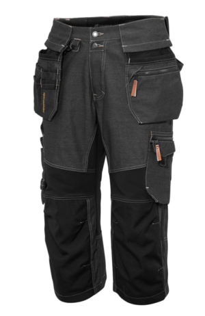 Björnkläder Carpenter soul ülepõlvepüksid, stretš, must