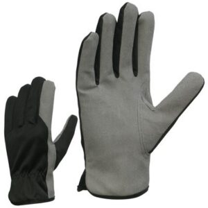 Safety Gloves 300 Amara kunstnahast hingavad kindad, hall/must