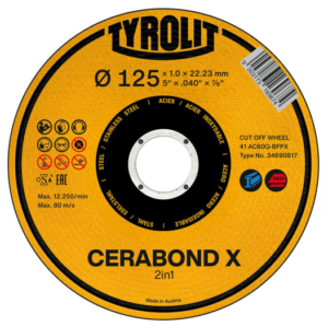 Cerabond 2in1 X Inox lõikeketas*** 125x1,6x22,23 CA 46 Q- BFP