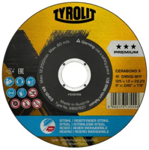 Cerabond 2in1 X Inox lõikeketas 125x1,0x22,23 CA 60 Q- BFPX 1 tk