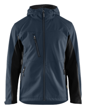 Blåkläder softshell jakk kapuutsiga