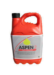 Kasutusvalmis 2 taktiline bensiin Aspen 5 liitrit