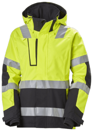 Helly Hansen LUNA W HI-VIS naiste shell jope kl 2, kollane