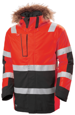 Helly Hansen Alna 2.0 talveparka HI-VIS, punane/must