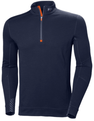 Helly Hansen Lifa merino polosärk lukuga, tumesinine