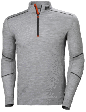 Helly Hansen Lifa merino polosärk lukuga, hall