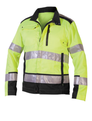 Björnkläder jakk kõrgnähtav, kollane/must