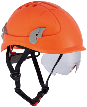 Cerva Alpinworker kaitsekiiver prillidega  HV oranž