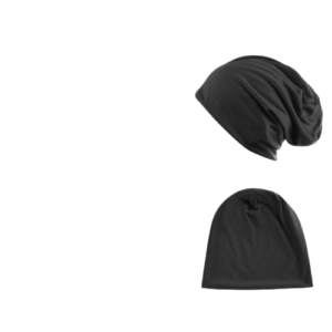 Müts puuvillane, must