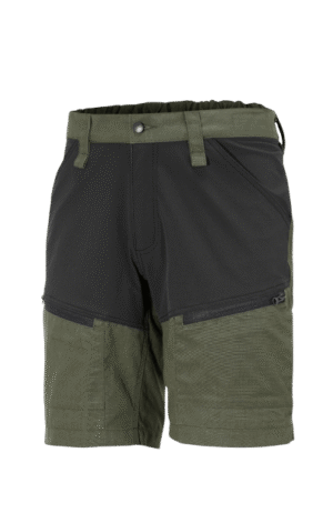 Gesto hiking stretš lühikesed püksid, roheline/must