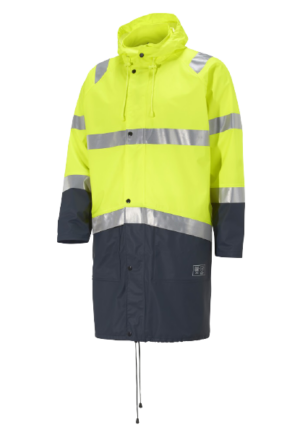 Gesto vihmajakk, HI-VIS Kollane/Sin 100cm, klass 3