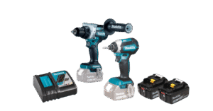 Makta combokit DLX2432TJ (DDF486Z, DTD153Z, 2x 18V 5.0Ah, akulaadija)