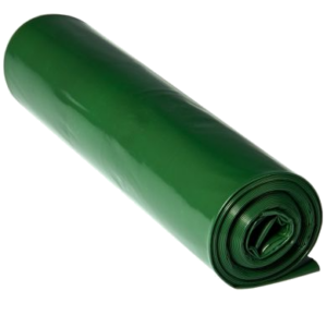 Prügikotid LD,140cm, roheline/must, 250L, 60mic (5tk/rull)