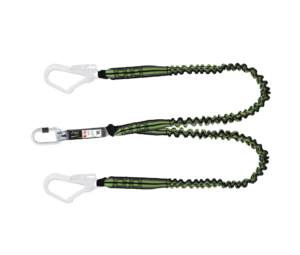 Kratos Hope 2-haruline elastne julgestusköis suurte karabiinidega 1,5m