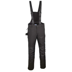 HW Luca softshell soojad traksipüksid, must