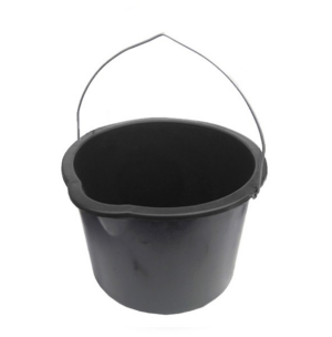 Mustast plastikust seguämber 20l  ø345 mm, kõrgus 275 mm