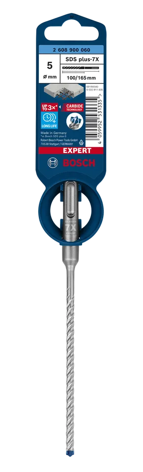 Bosch puur LongLife SDS plus-7X 5x100x165 mm