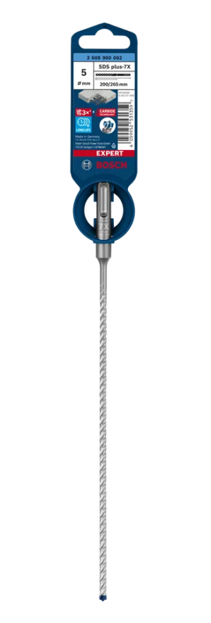 Bosch puur LongLife SDS-plus-7X puur 5x200x265mm, 1 tk.